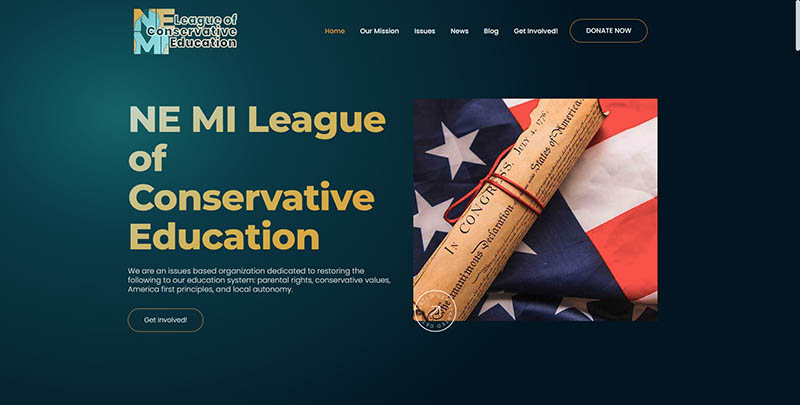 A screenshot of the NMLCE.com website